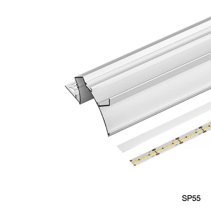 2 meters compressed covers and caps / CN-RL03 L2000*90*57.7mm - LED Profile - Kosoom SP55-LED Profile--03